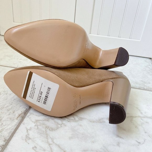 Rachel Zoe Elizabeth Sepia Kid Suede Calf Pointed Toe Ankle Boots US 7 M - Picture 7 of 9